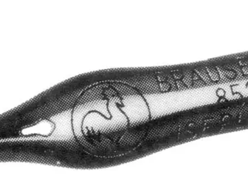 Brause Geißfuß fein in V-Form für den Linolschnitt (N° 852)