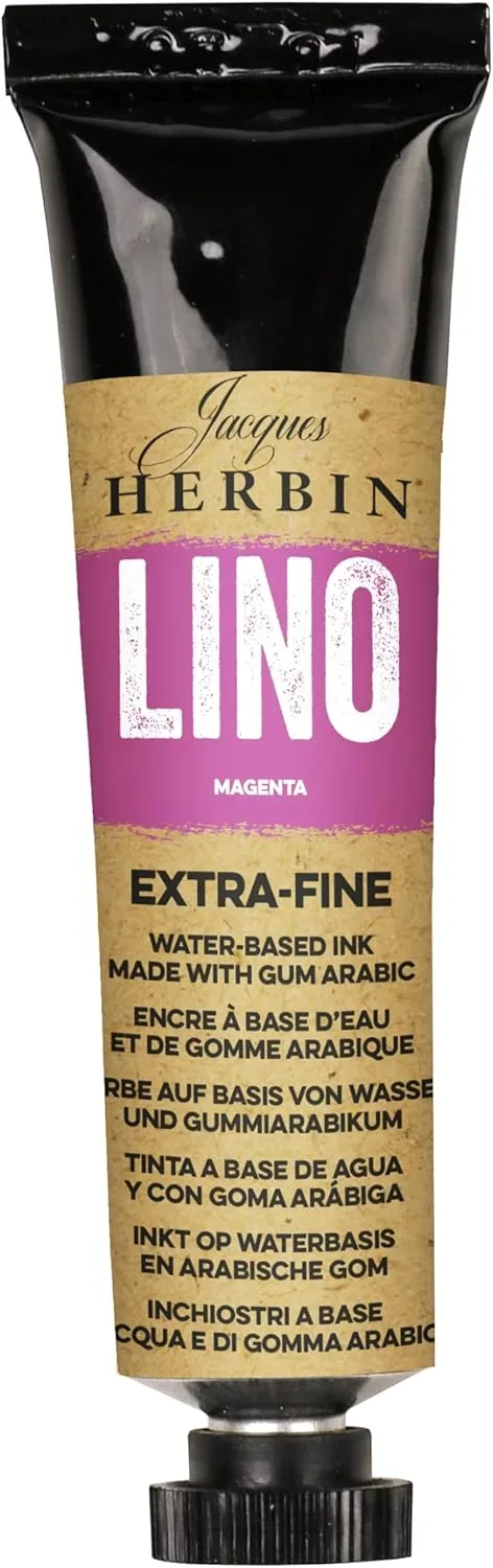 J.Herbin Extrafeine Linolfarbe, Tube 35ml - Magenta