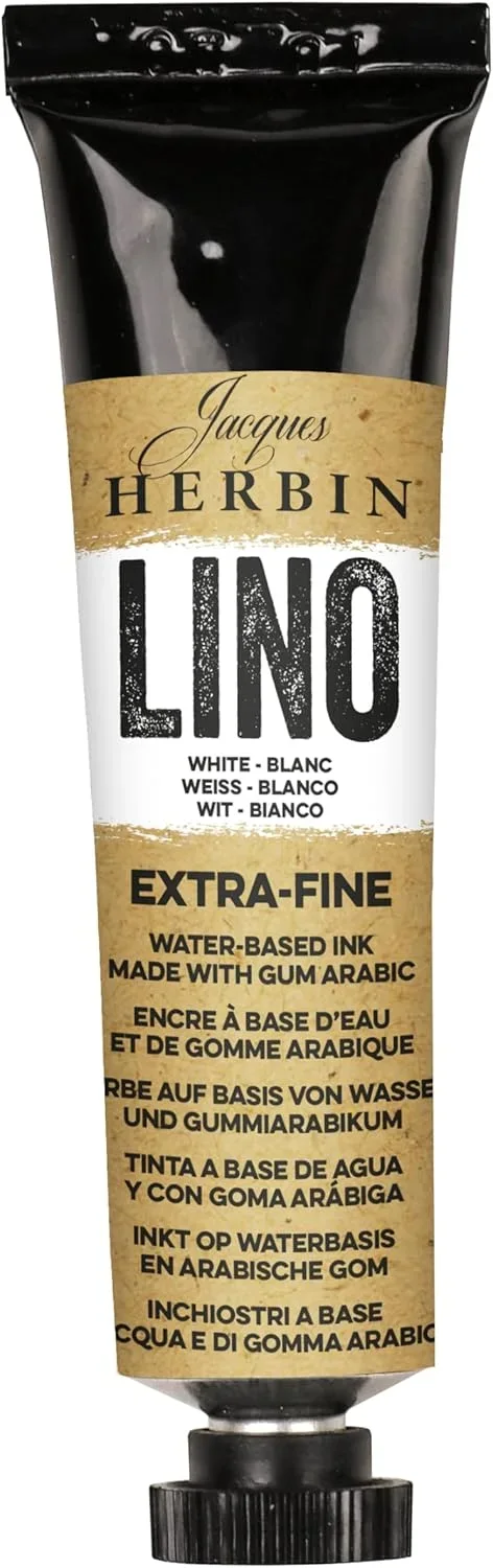 J.Herbin Extrafeine Linolfarbe, Tube 35ml - Weiss